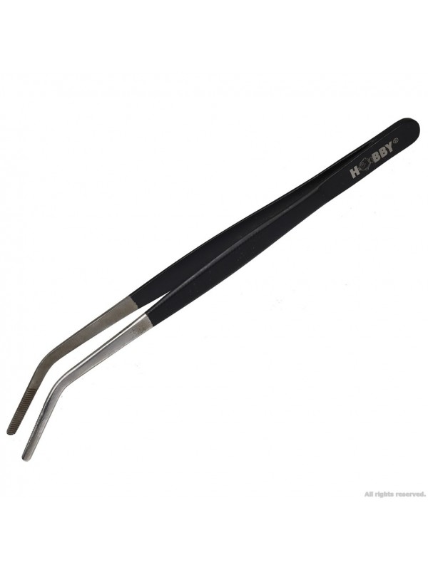 Пинцет изогнутый Hobby Tweezer curved 20см. (36306)