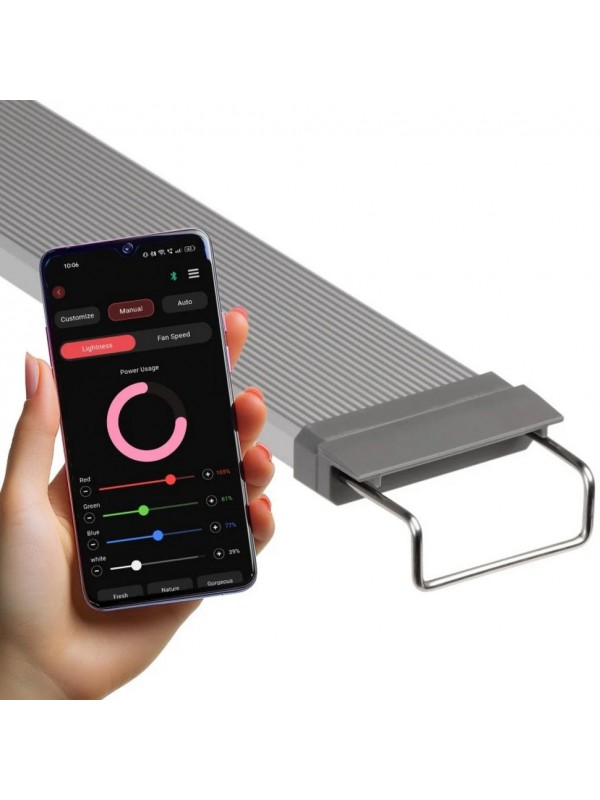 Светильник Chihiros W Series W120 WRGB LED 68 Вт, 5720 лм, IP67 для аквариума 112-132 см, Bluetooth