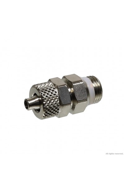Фитинг с 1/8 под шланг 4/6мм Camozzi 1511 6/4 - 1/8 (1511 6/4-1/8)