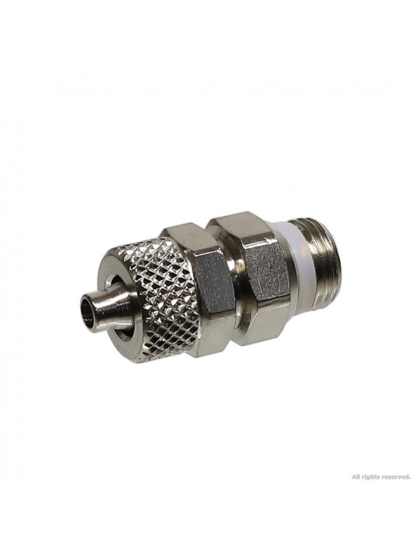 Фитинг с 1/8 под шланг 4/6мм Camozzi 1511 6/4 - 1/8 (1511 6/4-1/8)