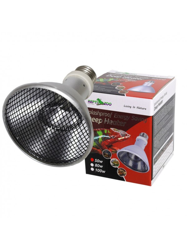 Випромінювач тепла Repti-Zoo Deep Heater 50W інфрачервоний обігрівач для тераріуму (PAR95050)