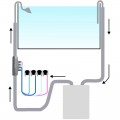 Адаптер для автоматической дозировки удобрений Chihiros Dosing Flow Adapter 16/22 мм для внешнего фильтра