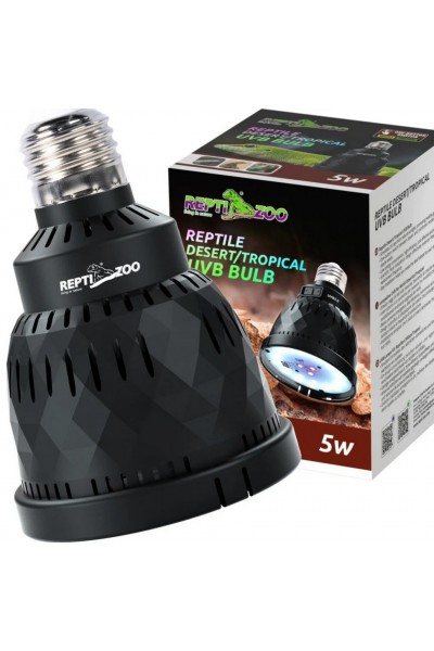 Лампа LED Repti-Zoo Desert and Tropical UVB 5.0 UVB 10.0 5W для террариумов (LEDU04)
