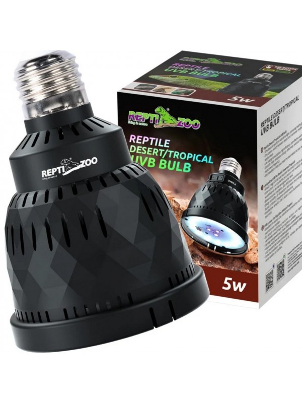 Лампа LED Repti-Zoo Desert and Tropical UVB 5.0 UVB 10.0 5W для террариумов (LEDU04)