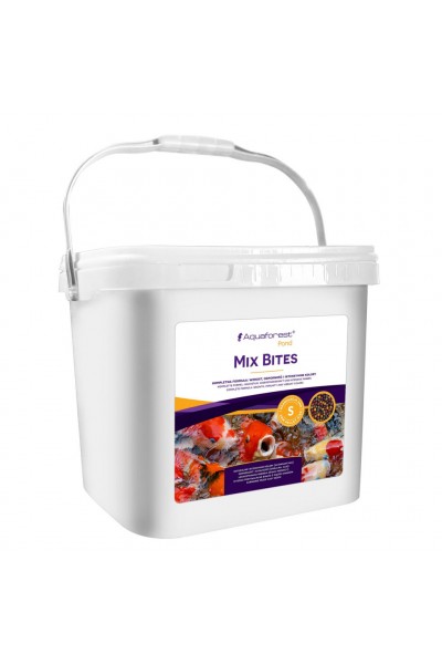 Корм для кои и прудовых рыб 3мм Aquaforest Mix Bites S POND 2,25кг