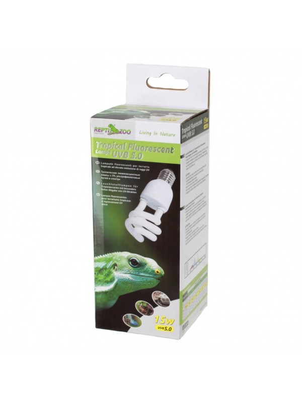 Люминесцентная лампа Repti-Zoo Tropical Lamp 5.0 UVB 15W (CT5015)