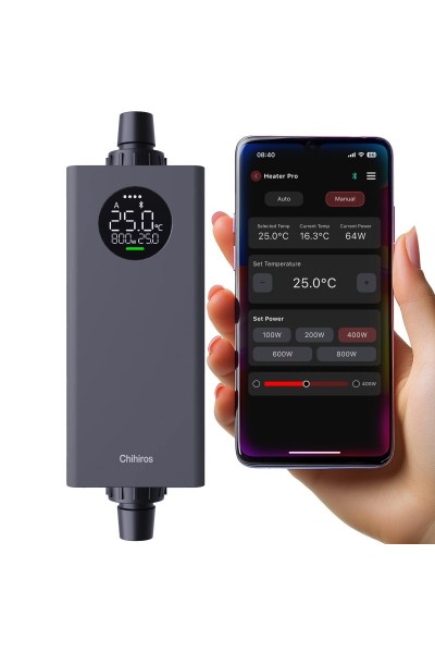 Нагрівач зовнішній Chihiros Heater Pro 16/22мм, 10-1000W з керуванням через додаток