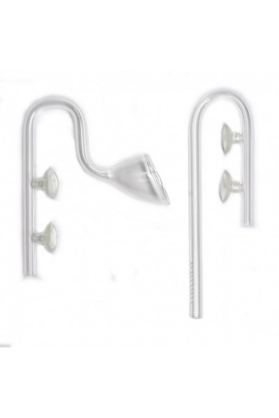 Скляна вхідна і вихідна трубка для шланга 12/16 Aqua Nova (NCO2-GLASSSET-12/16MM)