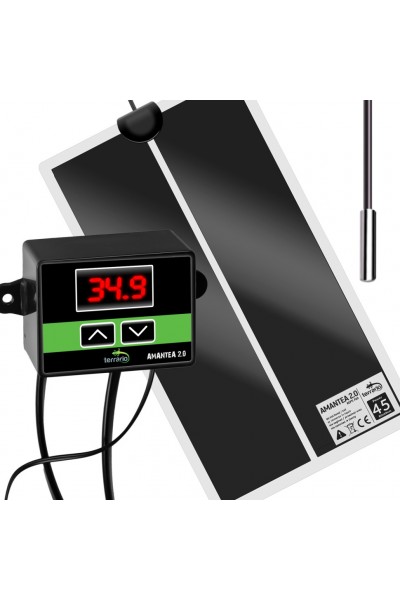 Нагрівальний мат з термостатом Terrario Amantea 2.0 45W 80x28см