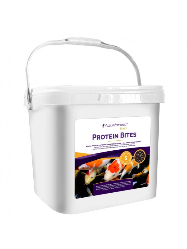Корм высокобелковый для кои и прудовых рыб Aquaforest Protein Bites S POND 2,25кг Корм высокобелковый для кои и прудовых рыб Aquaforest Protein Bites S POND 2,25кг
