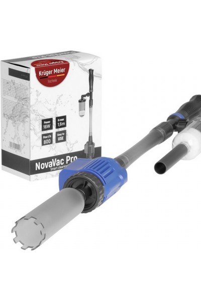 Сифон для акваріума Kruger Meier NovaVac Pro 4-in-1, 16 Вт, 800 л/год
