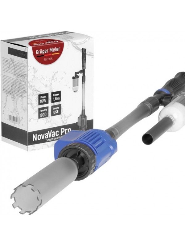 Сифон для аквариума Kruger Meier NovaVac Pro 4-in-1, 16 Вт, 800 л/час