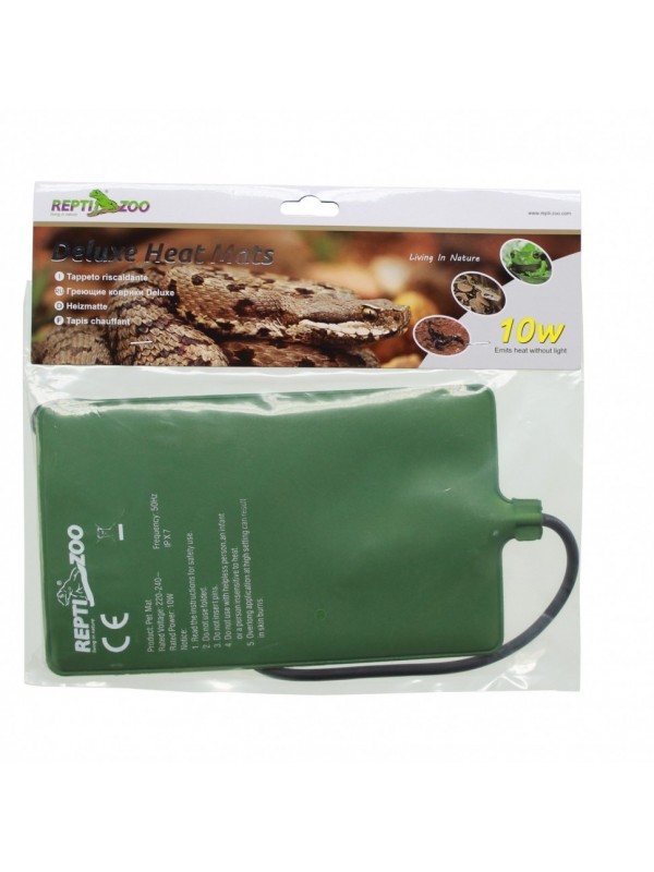 Нагревательный мат, водонепроницаемый Repti-Zoo Deluxe Mats 10W 15x25см (RZ-DHM10R)