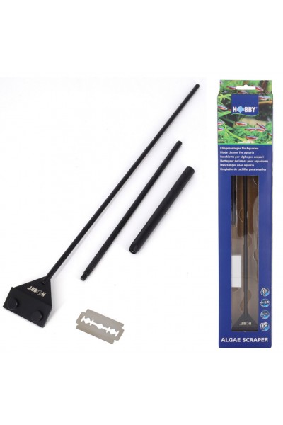 Скребок для очистки стекла аквариума Hobby Algae Scaper 47-65см (61497)
