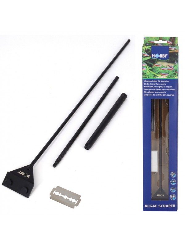 Скребок для очистки стекла аквариума Hobby Algae Scaper 47-65см (61497)