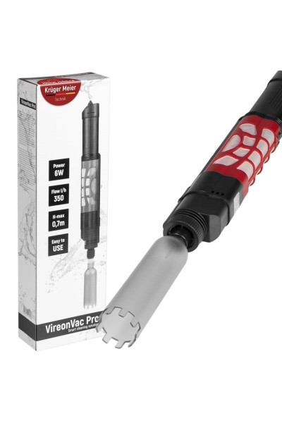 Сифон электрический для аквариума Kruger Meier VireonVac Pro для очистки дна и подмены воды