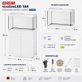 Аквариумный комплект Eheim vivaline LED 144 1x10.6W (LED) белый с тумбой (0613093) Аквариумный комплект Eheim vivaline LED 144 1x10.6W (LED) белый с тумбой (0613093)