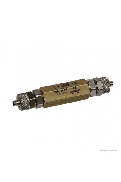 Обратный клапан Camozzi VNR-210 Set 4/6мм.