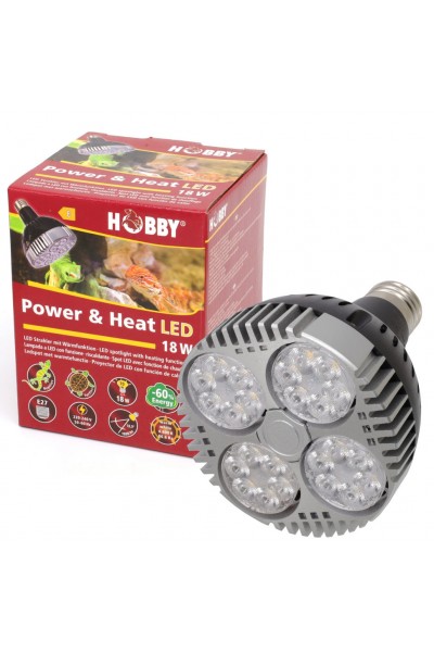 Лампа LED для террариумов Hobby Power + Heat LED 18 W (37588)