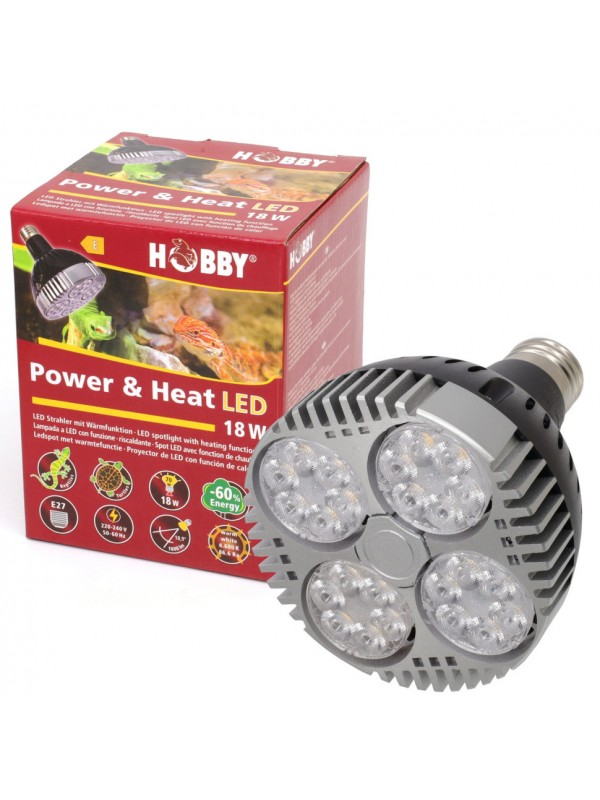 Лампа LED для террариумов Hobby Power + Heat LED 18 W (37588)