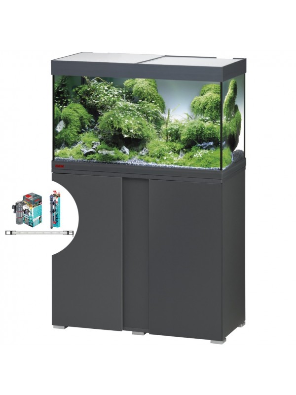 Аквариумный комплект Eheim vivaline LED 126 1x10.6W (LED) антрацытовый с тумбой (0613009)