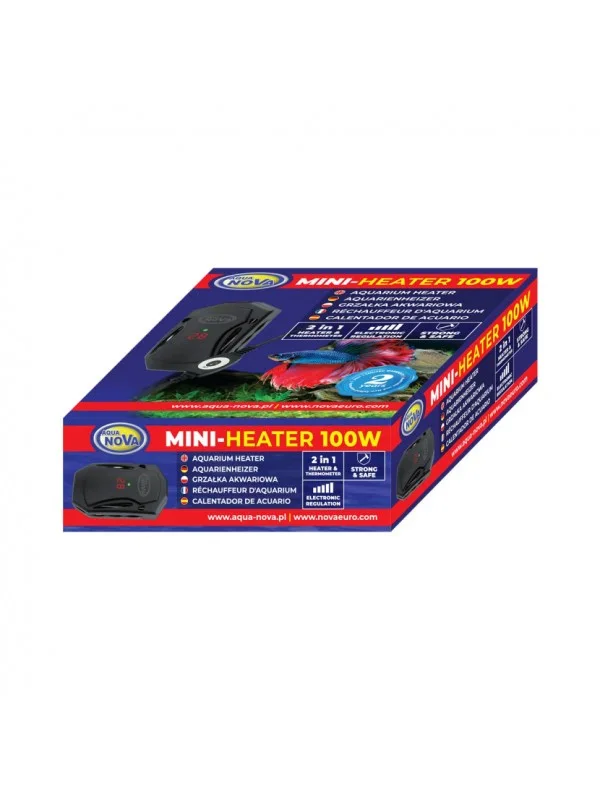 Нагреватель с электронным управлением Aqua Nova 100Вт (MINI-HEATER-100W)