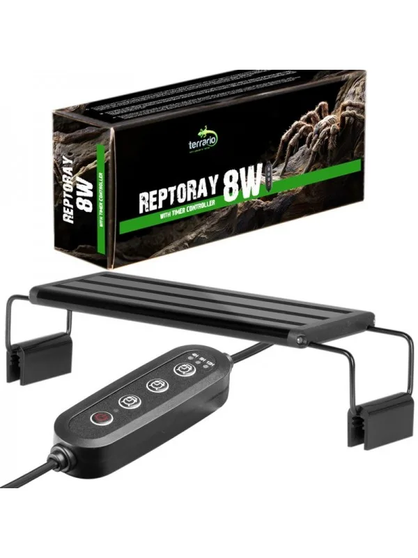 Світильник LED 20-30см для тераріумів з контролером часу Terrario ReptoRay 8W