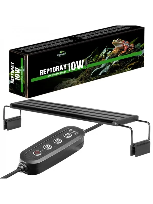 Світильник LED 30-40см для тераріумів з контролером часу Terrario ReptoRay 10W