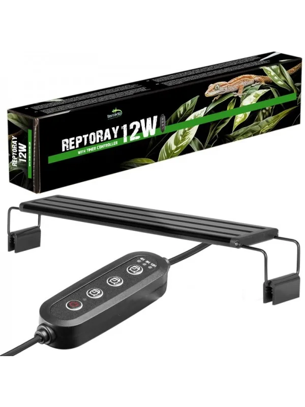 Світильник LED 40-50см для тераріумів з контролером часу Terrario ReptoRay 12W