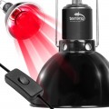 Светильник глубокий рефлекторный Terrario Biosphere Light 75W для локального обогрева террариумов с керамическим патроном E27