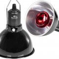 Светильник глубокий рефлекторный Terrario Biosphere Light 75W для локального обогрева террариумов с керамическим патроном E27