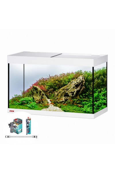Аквариум Eheim vivaline LED 144 arctic 80×40×45 см с LED, фильтром и нагревателем, без тумбы (0613103)