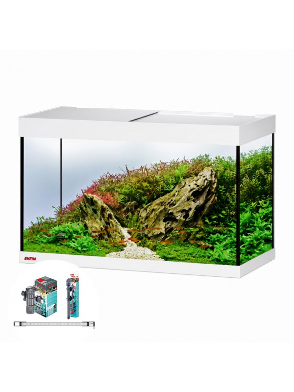 Аквариум Eheim vivaline LED 144 arctic 80×40×45 см с LED, фильтром и нагревателем, без тумбы (0613103)
