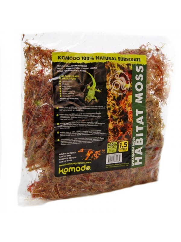 Живой мох Komodo Habitat Moss 1,5л (83003)