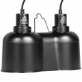 Светильник сдвоенный Terrario SunFusion Duo с двумя керамическими патронами E27, 2 x 150Вт