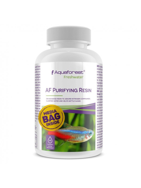 Смола для удаления нитратов NO3 из воды Aquaforest AF Purifying Resin 250мл (733120)