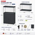 Аквариумный комплект Eheim vivaline LED 144 1x10.6W (LED) anthracite с тумбой (0613099) Аквариумный комплект Eheim vivaline LED 144 1x10.6W (LED) anthracite с тумбой (0613099)