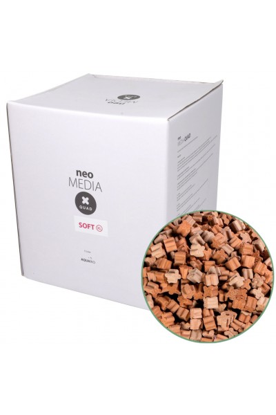 Наповнювач для біофільтрації зі зниженням pH Aquario Neo Media Soft XL Premium Quad 5 л