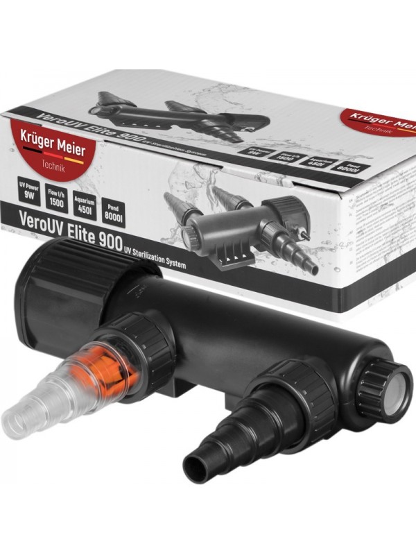Стерилизатор Kruger Meier VeroUV Elite 900 9W для аквариумов до 450 л и прудов до 8000 л