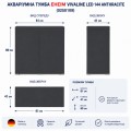 Акваріумна тумба Eheim vivaline LED 144 anthracite 81x41x80см (0250109)