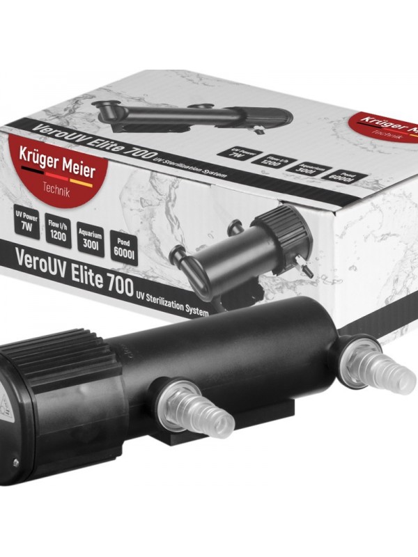 Стерилизатор Kruger Meier VeroUV Elite 700 7W для аквариумов до 300 л и прудов до 6000 л