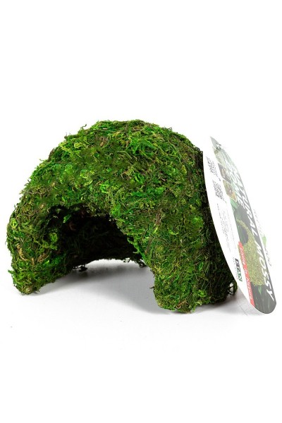 Схованка з моху Repti-Zoo Natural Mossy Dome S 11x10см ERS25S для тераріуму, рептилій і геконів, з живим мохом