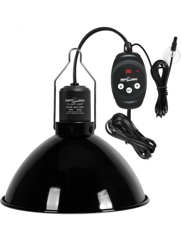 Світильник глибокий рефлекторний з термостатом Repti-Zoo 150W (RL02BTC)
