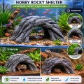 Декорация укрытия Hobby Rocky Shelter 20×13,5×8,5см для террариума и аквариума (36504) Декорация укрытия Hobby Rocky Shelter 20×13,5×8,5см для террариума и аквариума (36504)