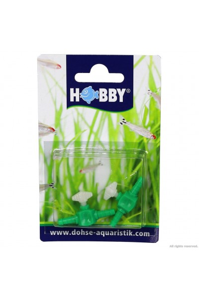 Кран для шлангу 4/6мм Hobby Air Valve 2шт. (63610)