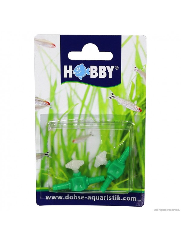 Кран для шланга 4/6мм Hobby Air Valve 2шт. (63610)