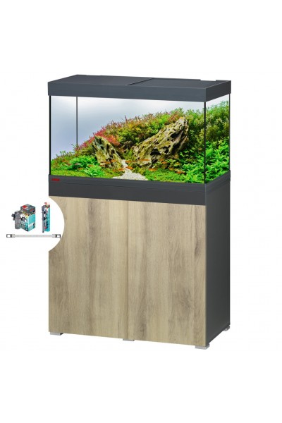 Акваріумний комплект Eheim vivaline LED 144 1x10.6W (LED) anthracite/wood з тумбою (0613095)