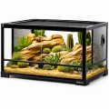 Тераріум Repti-Zoo 60x45x32см зі скляними дверцятами, замком та водостійким дном (RK0117N)