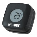 Скребок магнитный с термометром Hobby Clean Mag Thermo 5.5x5.5см (61670)