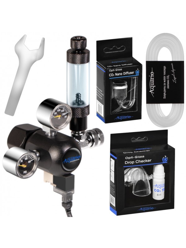 Комплект CO2 без балона Aquario Professional 2.0 з електроклапаном